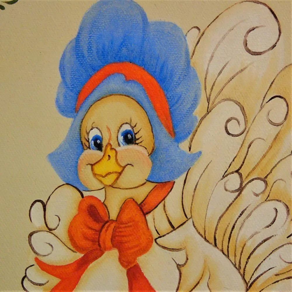 Mother Goose Tole Painting Folk Art